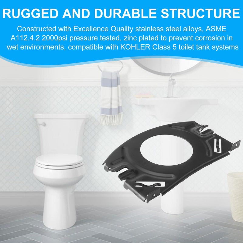 LEDBarz Toilet Tank Fastener Plate Replacement for KOHLER 1014065 Tank Plate, Kohler Toilet Tank Accessories - Heavy Duty Packaging - Millimeter Tolerances - Image 5